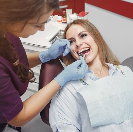 Photo of a patient for cleaning prevention