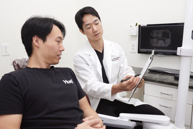 One-on-one consultation between dentist and patient 2
